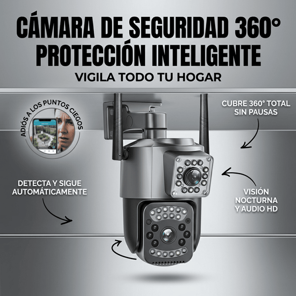 Cámara Ip Exterior Doble Lente V380